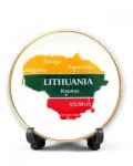 SOUVENIR, PLATE, LITHUANIA