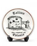 tallinn, souvenir, porcelain, plate, suvenirid, estonia, eesti
