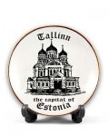 tallinn, souvenir, porcelain, plate, nevsky, suvenirid, estonia, eesti
