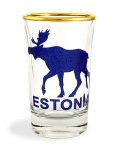 souvenir, gift, suvena, glass, estonia, eesti, elk, shot glass