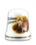 souvenir, thimble, porcelain, tallinn, eesti, suveniir, suveniiride, suvena.