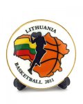 suvenyras, lėkštutė, Lietuva, basketball, eurobasket